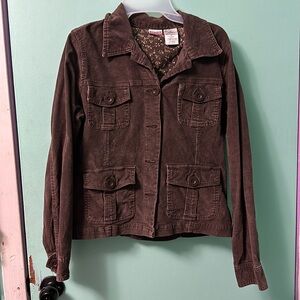 Vintage No-Boundaries Brown Corduroy Jacket